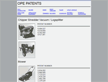Tablet Screenshot of opepatents.com